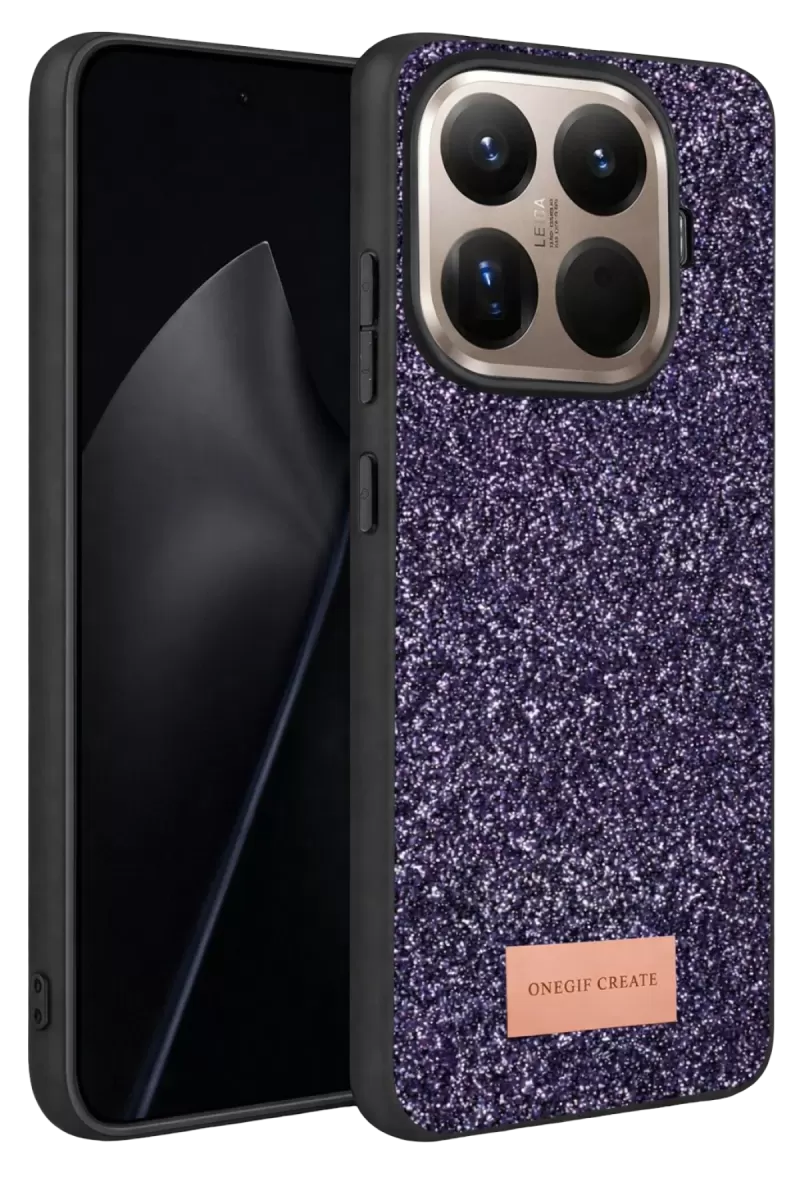 Mi 15T Pro Bright Simli Kapak - Derin Mor