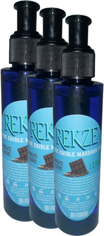 Hintohu Rekze Erkeklere Kadınlara Özel Çikolata Aromalı Masaj Yağı Pure Edible Chocolate Flavor Massage Oil 125ML 3 Adet