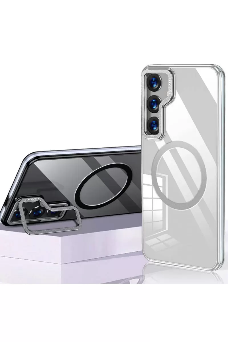 Galaxy S24 Crystal Magsafe Kapak - Şeffaf