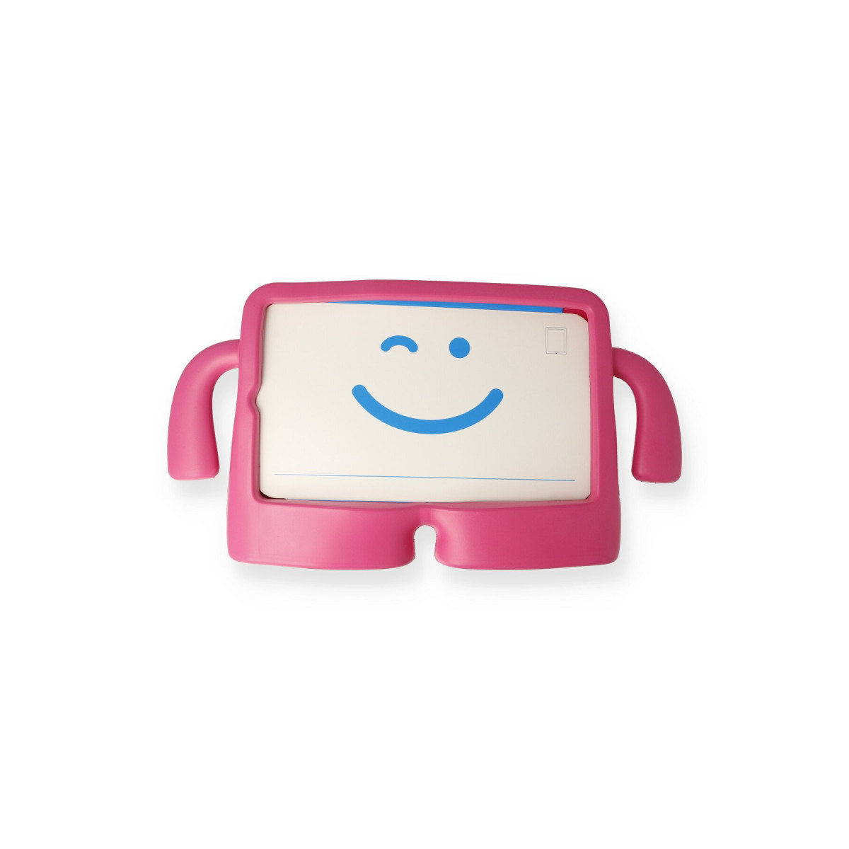 iPad 4 9.7 Kılıf Karakter Tablet Silikon - Pembe