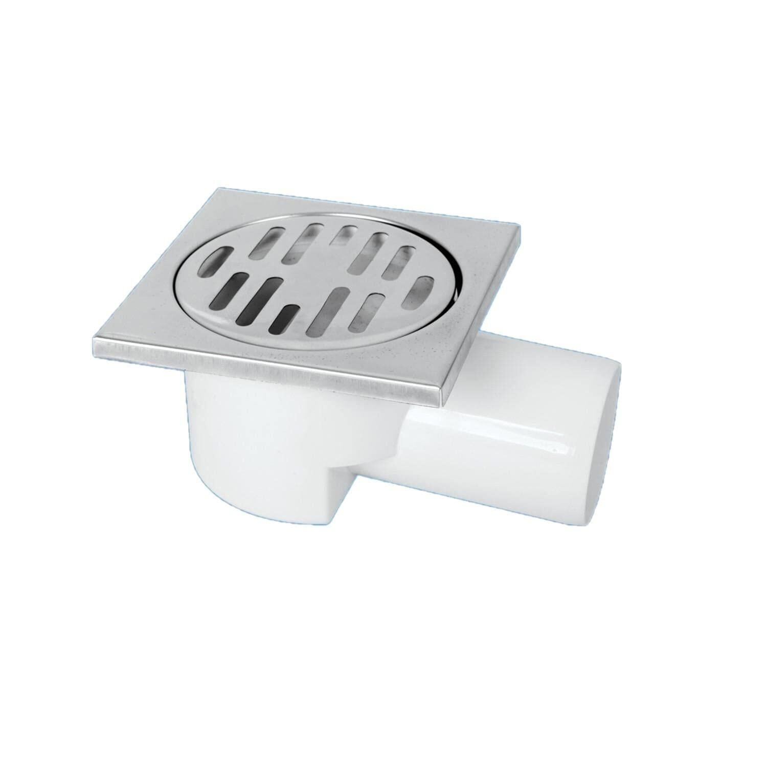 Gama Melez Yer Süzgeci 50 mm Yandan Çıkışlı 10x10 cm