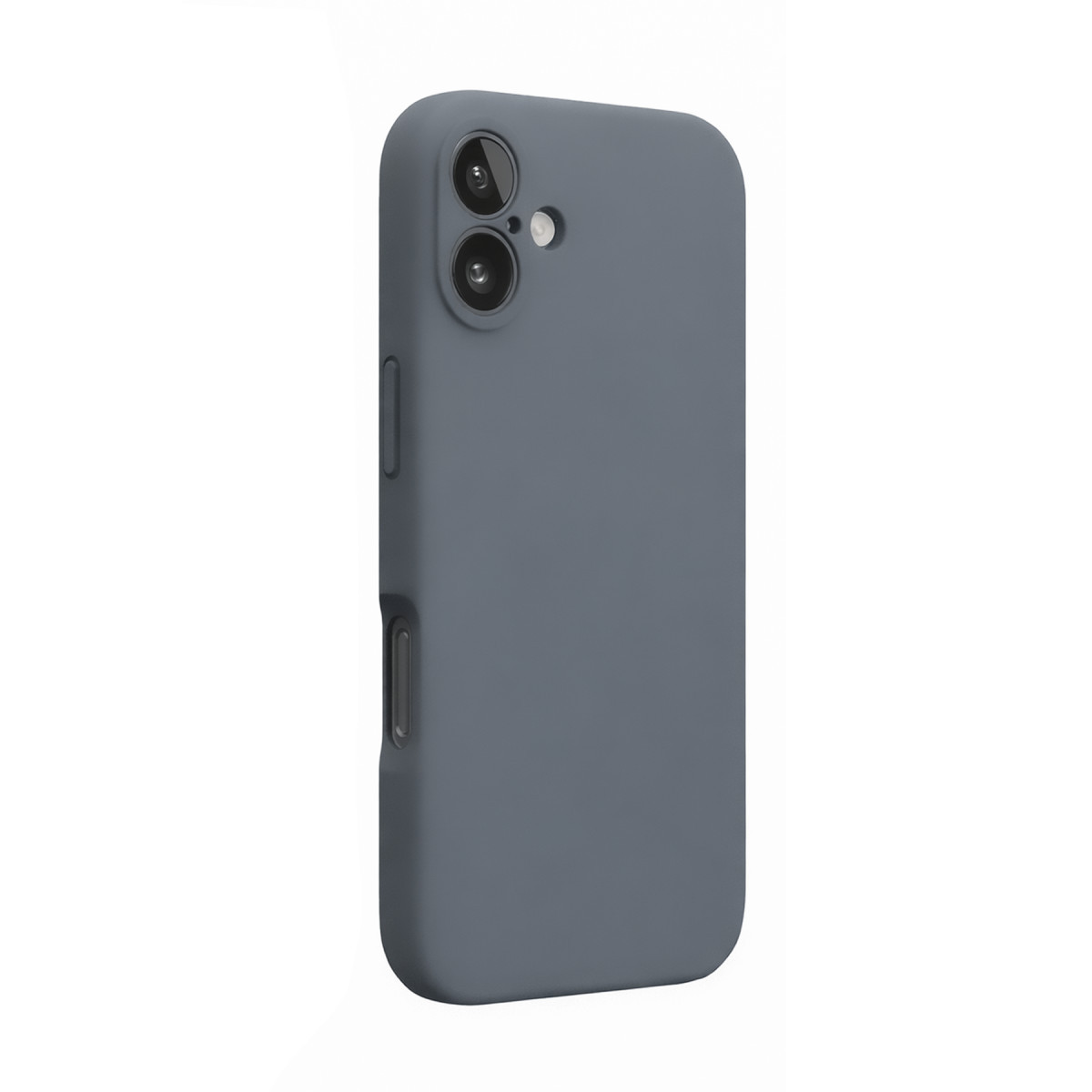 iPhone 16 Plus Kılıf Nano içi Kadife Silikon - Gri — görsel 2