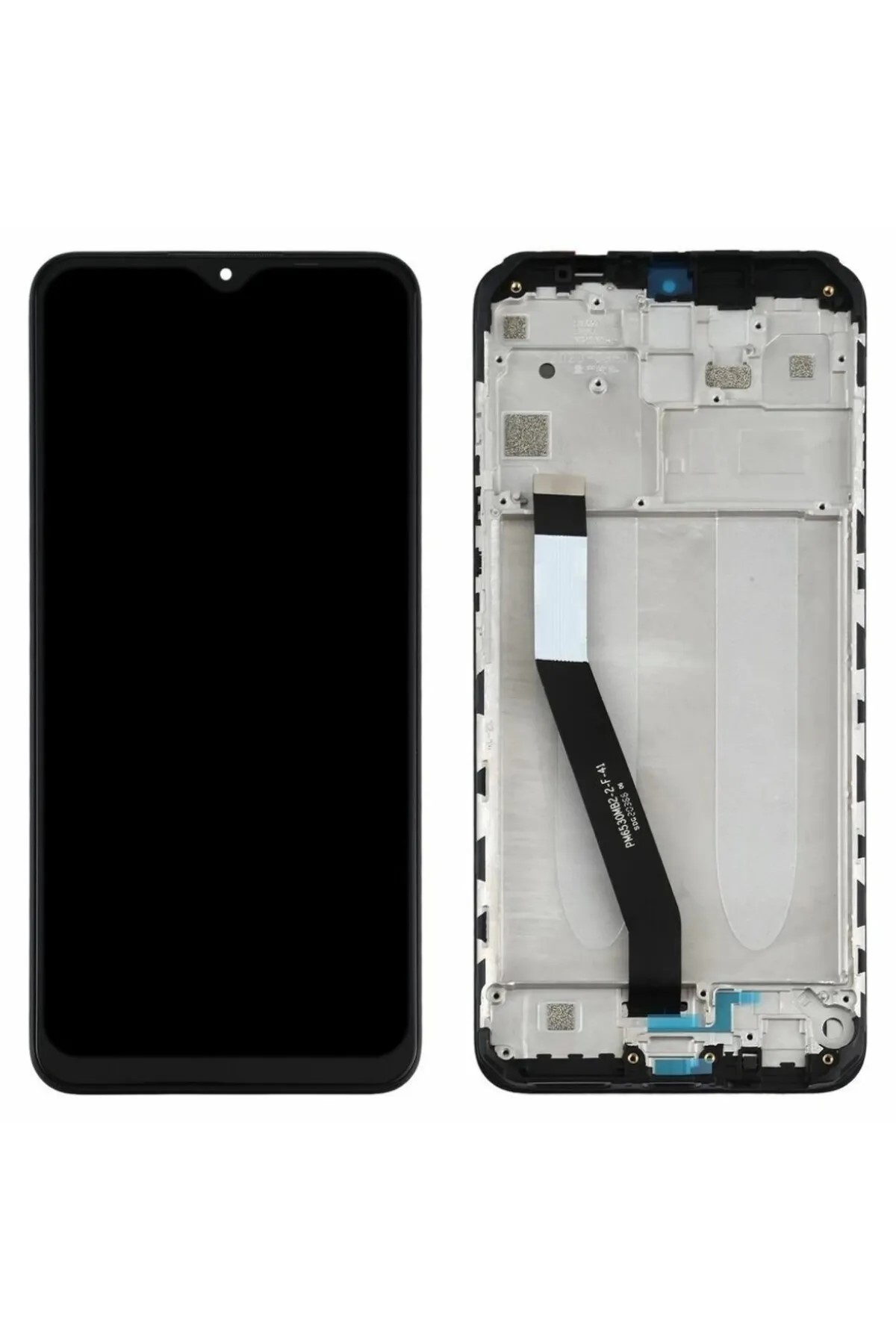 Redmi 9 Uyumlu Ekran Dokunmatik Çıtalı SRV (Siyah)