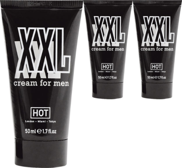 Hotxxl 3 Adet Erkeğe Özel En-Boy-Hacim Bakımı Kremi 50 ml