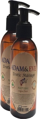 Adam & EAdam&EErkeklere Özel Sade Vücut Masaj Yağı Pure Edible Massage Oil 125ml 2 Adet