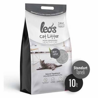 Cat Litter Grey Aktif Karbonlu Bentonit Kedi Kumu 10 Lt