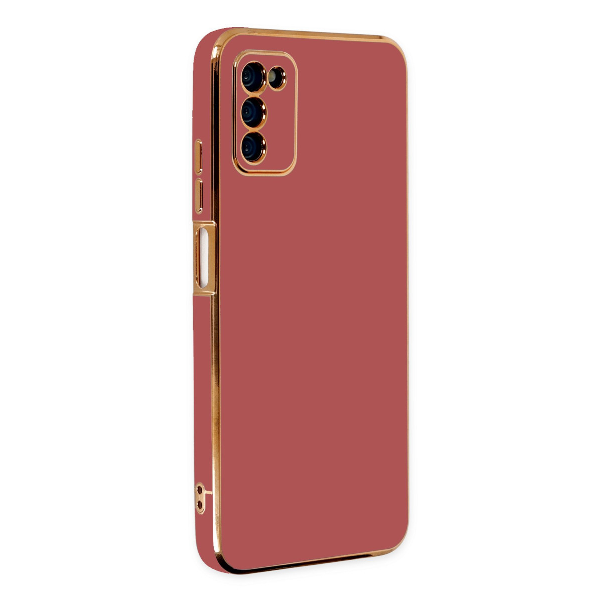 Galaxy A03S Kılıf Volet Silikon - Kırmızı
