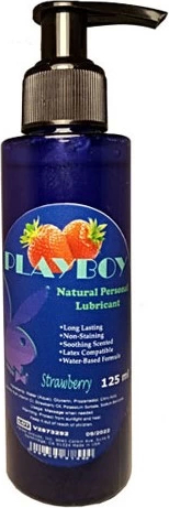 Playboy Çilekli Büyük 125 ml Playboy Strawberry Lubricant Gel