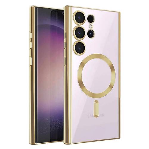 Galaxy S25 Ultra K�l�f Kross Magneticsafe Kapak - Gold