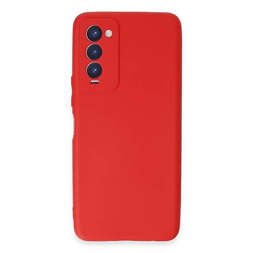Camon 18 K�l�f First Silikon - K�rm�z�