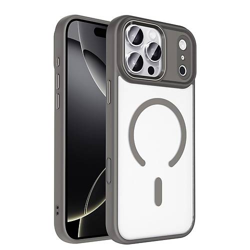 iPhone 17 Pro Terea Magsafe Kapak - Gri