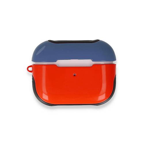 Airpods 3 (3.nesil) 3in1 K�l�f - K�rm�z�-Lacivert