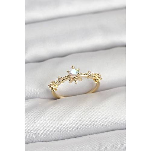 Gold Renk Pirin� Y�ld�z Model Kad�n Y�z�k