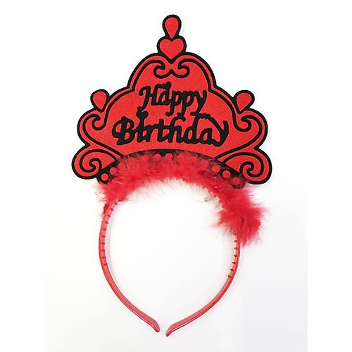 Happy Birthday Yaz�l� Neon Renk Ta� 12 Adet