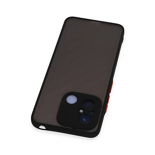 Redmi 12C K�l�f Montreal Silikon Kapak - Siyah