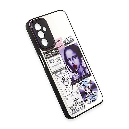 Galaxy M23 K�l�f Mirror Desenli Kapak - Mirror - 2