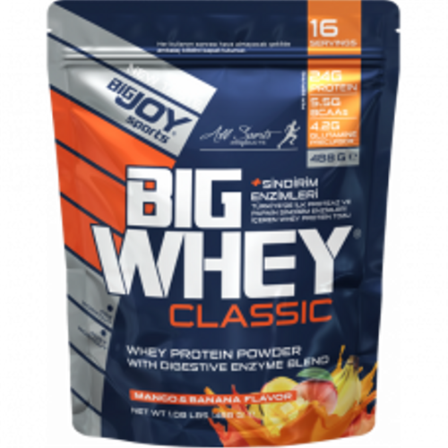 Doypack Big Whey Classic Whey Muz Mango 488 Gr