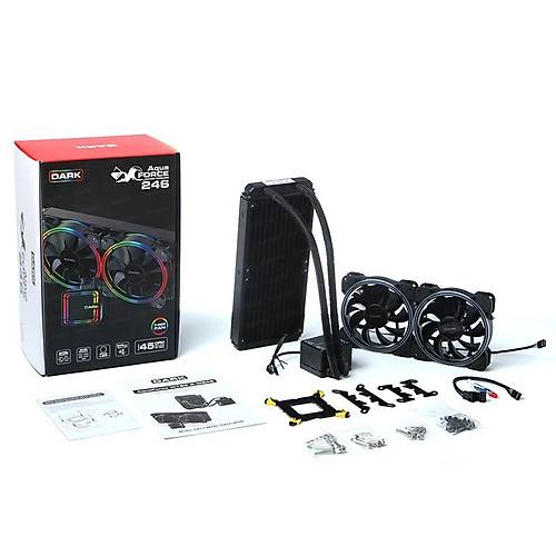 DARK DKCCW246 AQUAFORCE W246 240MM F�XED RGB LEDL� SIVI SO�UTMA