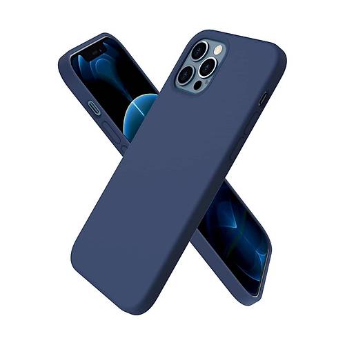iPhone 12 Pro K�l�f First Silikon - Lacivert