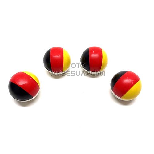 Almanya Bayrakl� Yuvarlak L�x Sibop Kapa��