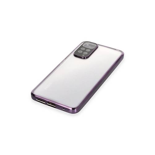 Redmi Note 11 K�l�f Razer Lensli Silikon - Mor