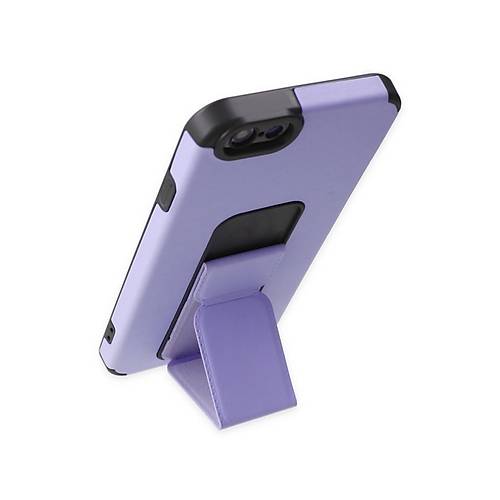 iPhone 6 K�l�f Mega Standl� Silikon - Lila