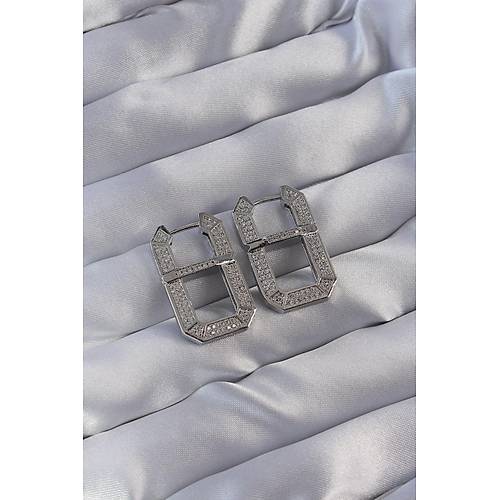 Vip Seri Pirin� G�m�� Renk Zirkon Ta�l� Serenay K�pesi