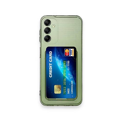 Galaxy A15 4G K�l�f Kart �effaf Silikon - �effaf