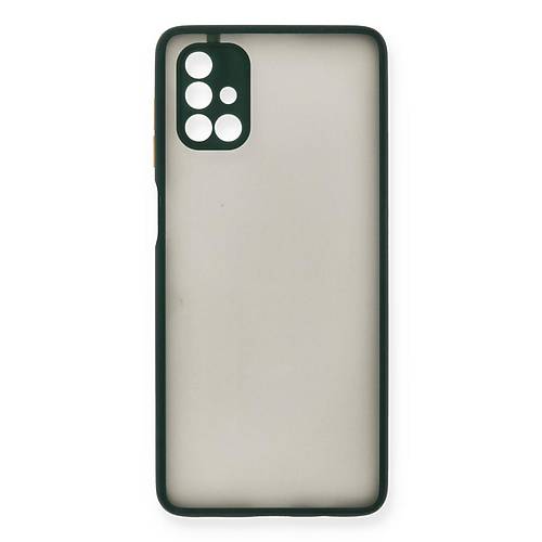 Galaxy M51 K�l�f Montreal Silikon Kapak - Ye�il