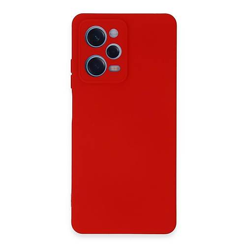 Redmi Note 12 Pro 5G K�l�f Nano i�i Kadife Silikon - K�rm�z�