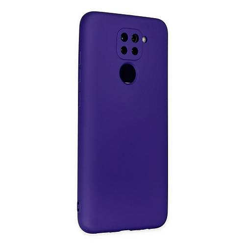 Redmi Note 9 K�l�f Nano i�i Kadife Silikon - Mor