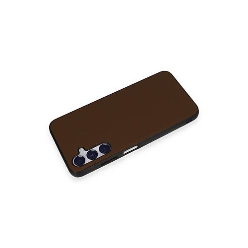 Galaxy A05S K�l�f Taft Kapak - Kahverengi