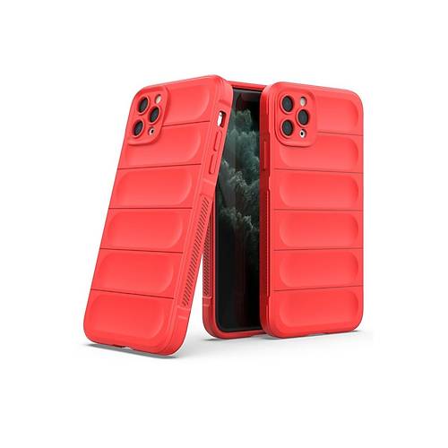 iPhone 11 Pro Max K�l�f Optimum Silikon - K�rm�z�
