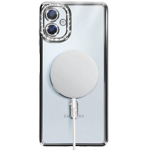 Galaxy A06 Joke Simli Magneticsafe K�l�f - Siyah