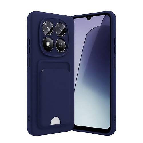 Redmi Note 15 4G Kelvin Kartvizitli Silikon - Lacivert