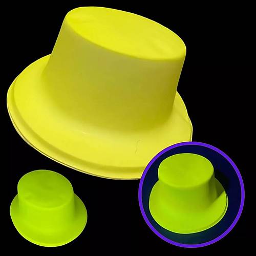 Neon Partisi Sar� Renk Plastik F�tr �apka