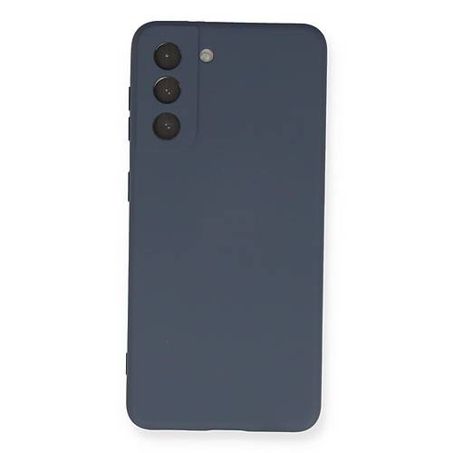 Galaxy S21 K�l�f Nano i�i Kadife Silikon - Gri