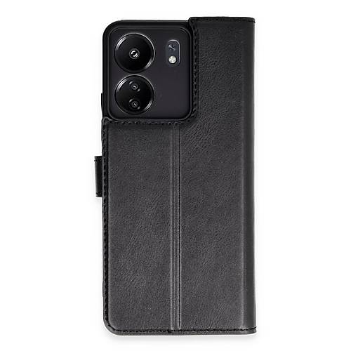 Redmi 13C K�l�f Trend S Plus Kapakl� K�l�f - Siyah