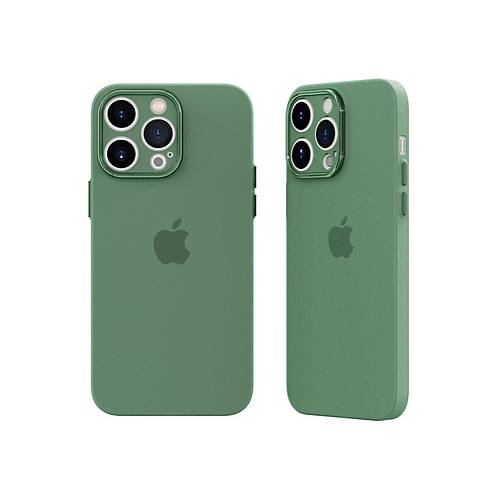 iPhone 14 Pro K�l�f Puma Silikon - Ye�il
