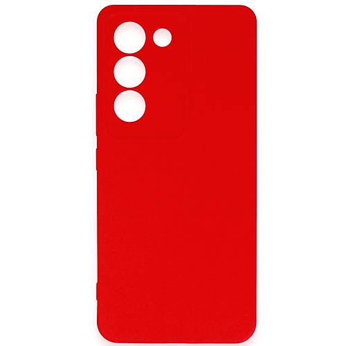 V30 Lite 4G K�l�f First Silikon - K�rm�z�