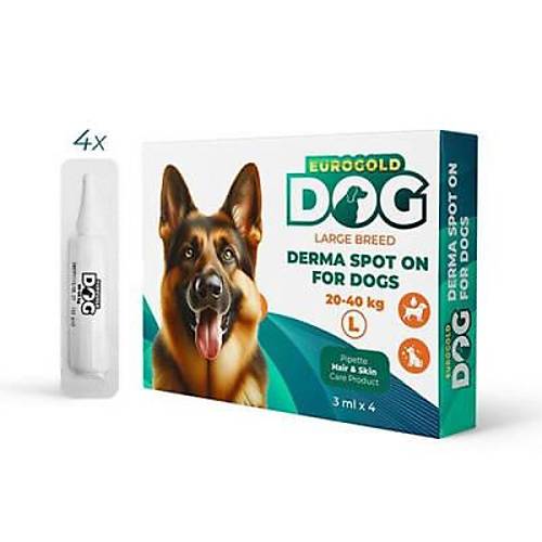 Dog Deri Bak�m Damlas� 20-40 Kg 4x3 Ml