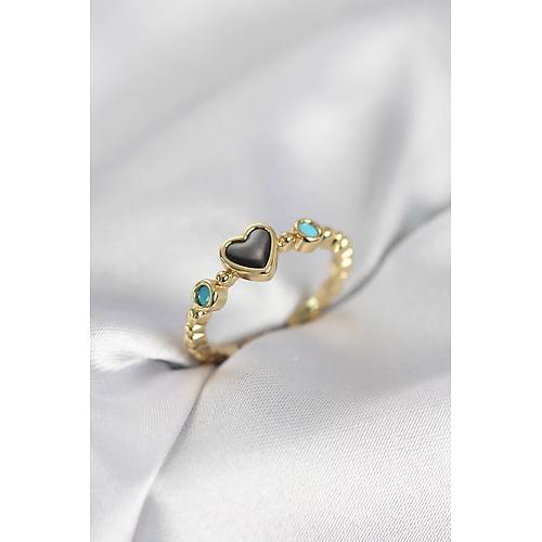 Gold Renk Hematit Ta�l� Kad�n Y�z�k