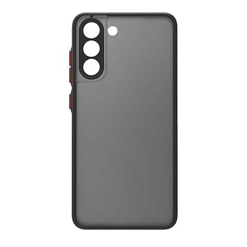Galaxy S21 FE K�l�f Montreal Silikon Kapak - Siyah