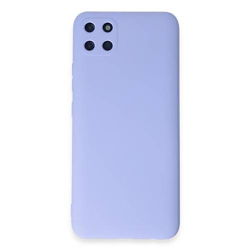 Realme C11 K�l�f Nano i�i Kadife Silikon - Lila