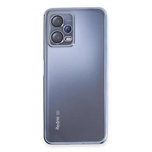 Redmi Note 12 5G K�l�f Razer Lensli Silikon - A��k Mavi