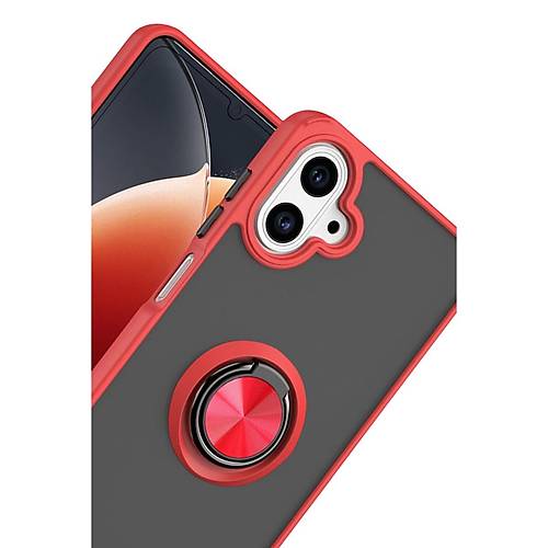 Galaxy A07 4G Montreal Y�z�kl� Silikon Kapak - K�rm�z�