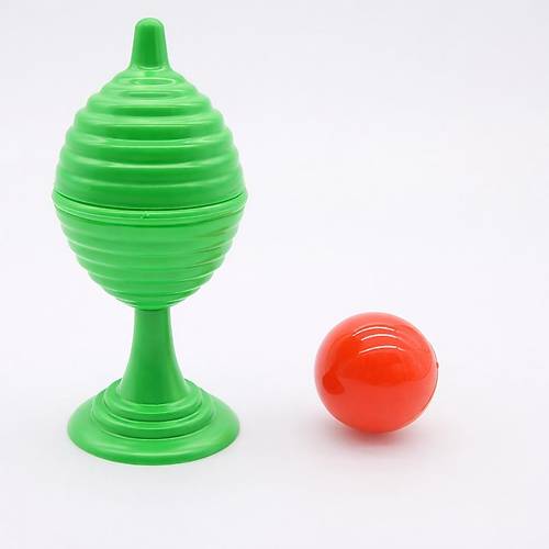Ye�il Renk Sihirli Kupa Top Kaybetme Oyunu 7 cm