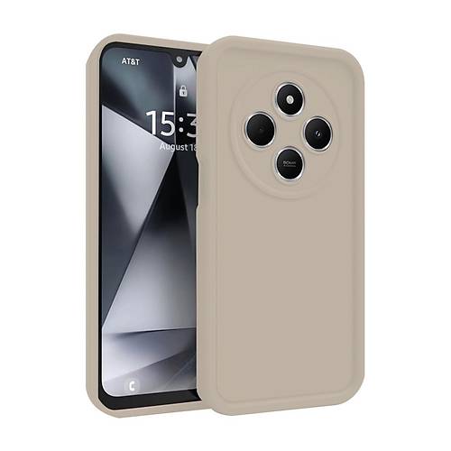 Redmi 14C K�l�f Viera Silikon - Krem