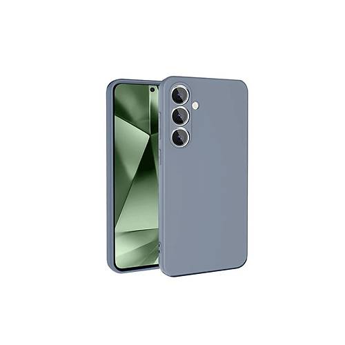 Galaxy S24 FE K�l�f Nano i�i Kadife Silikon - Gri