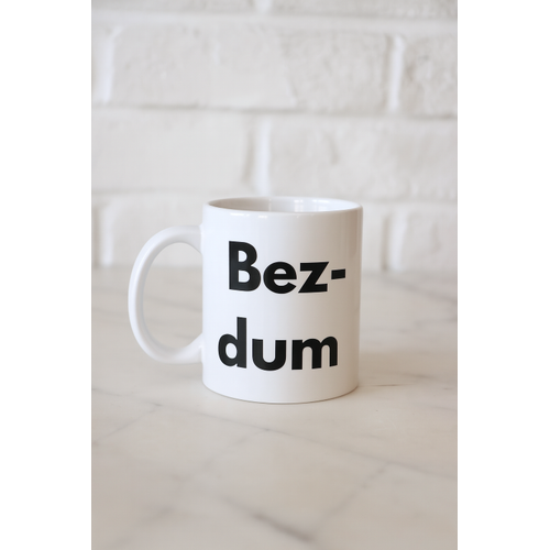 Bezdum Yaz�l� Minimal Tasar�m Kupa Model 240 Karadeniz Mizah Temal� Bask�l� Seramik Kahve Kupas�